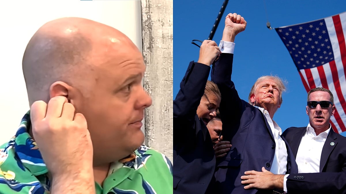 YouTube/AP : Brandon Dale Biggs (L) | Donald Trump (R)